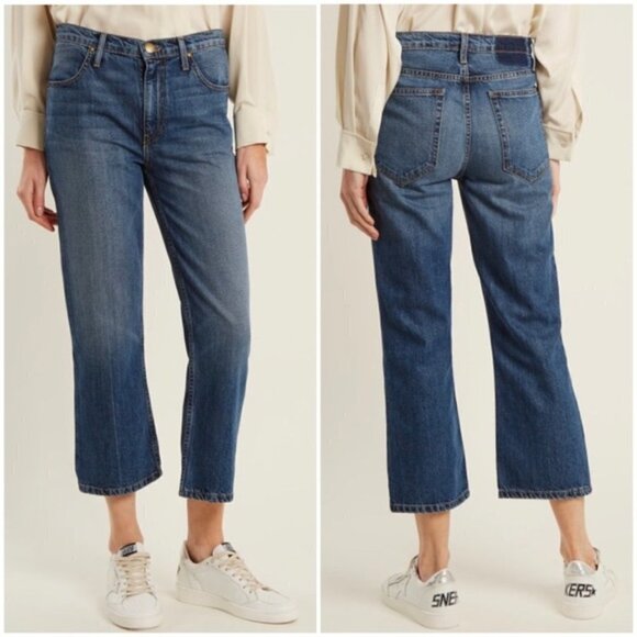 💕THE GREAT💕 The Relaxed Nerd Crop Flare Jeans 30 - Picture 5 of 15